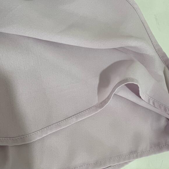 WAYF Lilac Purple Ruffle Lace Up Tank Top Size Small New - Picture 6 of 9